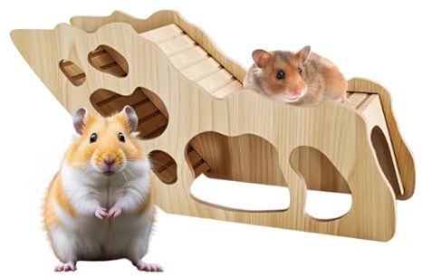 Juguete para hámster, de Escalada | Tobogán de enriquecimiento para jerbos y hámsters – para pequeños Animales como Ratones, Ratones sirios, Ardillas y hámsters Enanos para Jugar, Explorar y