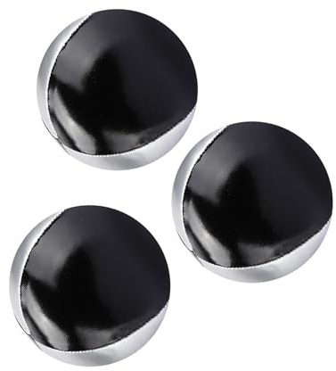 lyrlody Palline da Giocoliere 3 Pezzi, Pelle PU, Leggere e Resistenti agli Strappi, Perfette per Principianti e Professionisti, Ideali per Il Divertimento al Chiuso e all'aperto