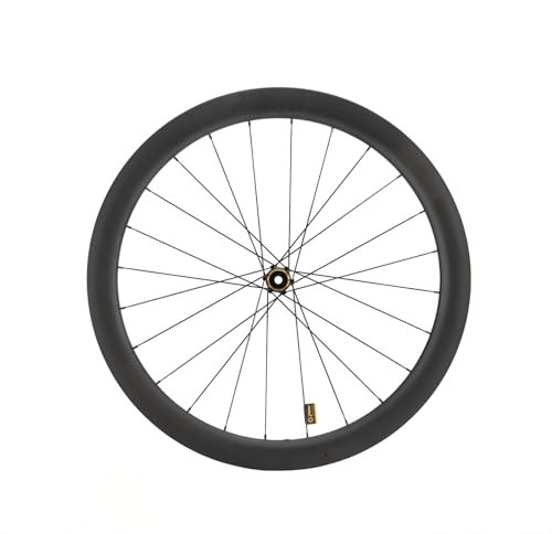 MEROCA VEL Rennrad Carbon Laufradsatz 700C Drahtreifen Laufradsatz 50/60 mm tiefe Scheibenbremse Drahtreifen / schlauchlos bereit, 36T Ratschennabe, Säulen-Speichen