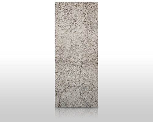wandmotiv24 Duschrückwand Dunkelgrauer Stein 80 x 200cm (B x H) - Aluminium 3mm M1050