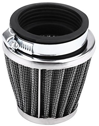 sportluftfilter 60mm Ersatz Motorrad Luftfilter, universeller Lufteinlassfilter Reiniger Passend für Motoreinlass 42 mm/48 mm/50 mm/60 mm Optional(60mm)