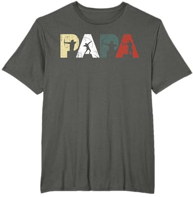 Bogenschützen Papa Bogenschießen Bogensport Vatertag Bogen T-Shirt