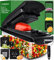 Taglia Verdure Affetta Verdure Manuale Spiralizzatore di Verdure - Multifunzione Tritatutto Affettatrice Manuale Tagliaverdure Frutta Cipolla Patate Cubetti Julienne (9-in-1 Nero)