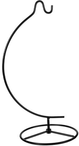 LIFKOME Vase Klammern Zimmerpflanzenständer Terrarienständer Aus Glas Ornament-ausstellungsständer Schmuck-aufhänger-ständer Hängender Kugelständer Aus Glas Halter Für Ausstellungsständer