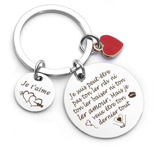 Cadeau Saint Valentin Pour Homme Femme Porte Clef Amoureux Idee Cadeau Couple Original Cadeau St Valentin Homme Cadeau Saint Valentin Femme Porte Clef Couple Cadeaux Saint Valentin Porte Clef Voiture