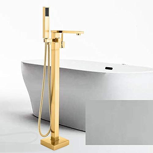 Badewannenarmatur, gebürstetes Nickel, Badewannenarmatur, Standarmatur, Messing, langer Auslauf, freistehende Badewannenarmatur, Duscharmatur, individuell angepasst, 15 Tage
