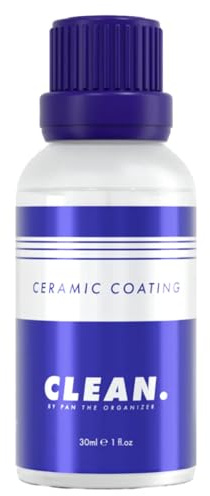 CLEAN. Ceramic Coating 8-Year – Ultra Premium Long-Term Car Protection, Extreme Hydrophobic, UV & Chemical Resistant, High Gloss Finish for Paint, Glass, Wheels, Trim, 30ml Covers 2 Cars