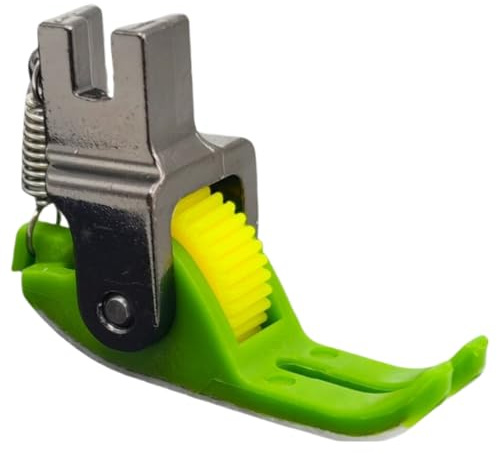 Walking Foot Roller Presser Foot - Single Needle Presser Foot For Sewing Machines | Compatible With Lockstitch Machines, Ideal For Leather, Denim, Quilting, Thick Fabric Stitching, And Craft Sewing Pr
