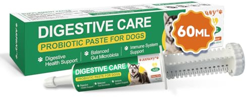 SANTKOL Probiotics for Dogs, Digestive Support, Gut Health, 60ML | Dog Probiotic with Prebiotics, Enzyme, Vitamins, Digestive Care, Diarrhea, Loose Stools, Upset Stomach, Chicken Flavor