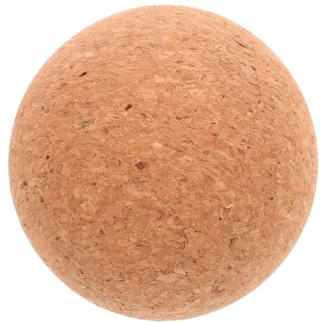 LOLIPPYY Korkmassageball für Yoga und Fitness Hoher Dichte Massageball aus Korkstaub Leicht und Effektiv zur Muskelentspannung von Rücken und Fingern