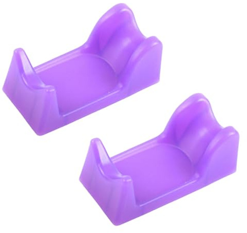 Garneck 2Pcs Nail Art Electric Polisher Handle Rack Plastic Storage Stand for Manicure Supplies, Grinding Handle Holder Suitable for Nail Manicure Electric Tools Random Color Random Color