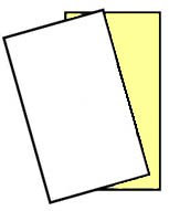 250 Sets, Legal Size (8.5 x 14) NCR 01898, 2 part Carbonless Paper, White-Canary, Appleton by Appleton Paper