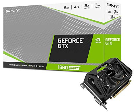 PNY GeForce GTX 1660 SUPER 6GB GDDR6 Single Fan Grafikkarte