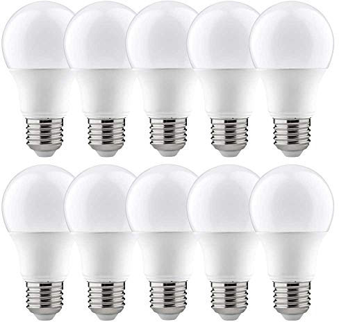 NCC-Licht 10 x LED Leuchtmittel Birnenform A60 10W = 60W E27 806lm warmweiß 2700K 200°