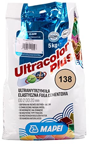 MAPEI ULTRACOLOR PLUS 5kg 138 mandel - zementäre Flexfuge für Fugenbreiten bis 20 mm