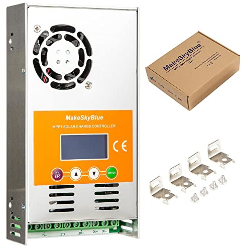 MakeSkyBlue 30 A Solar MPPT Laderegler, Max 160 V Leerlaufspannung 1200W PV Leistung, für 12V/24V/36V/48V Batterie Systeme (30A-V123)