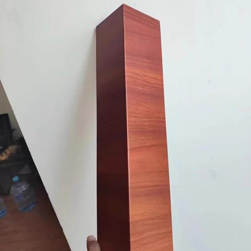 Window Sill Cover Sill Countertop Protector Board with Red Wood Grain, Heavy Duty Windowsill Ledge Trim Composite Acrylic, Decorative Window Sill Extender for Capping(180x25cm (70 7/8X9 7/8))