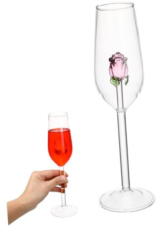 Warmhm 1 Pezzo Bicchiere per Coppa Versatile e Creativa per Cocktail e Spumante Design Decorativo Feste e Speciali