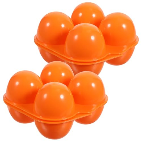 GARIOUANS 2 piezas Caja para Huevos Organizador de Refrigerador con Capacidad para Huevos Diseño Ergonómico para Cocina y Comedor de Unidades