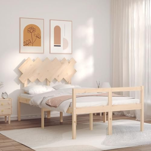 Vopese Seniorenbett Massivholz Kiefer 120x200cm für bequemes Aufstehen und Lagern Model3195541