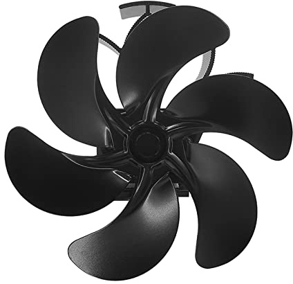 Heat Powered Wood Stove Fan 5 Petal Shape Fan Circulating Warm Air Saving Energy Without Electricity Small Burning