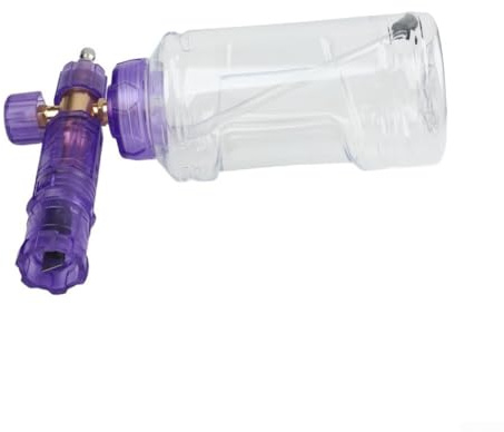 Spruzzatore compatto in schiuma con attacco PA da 1/4 e serbatoio da 1000 ml per pulizia a base di idropulitrice di auto, camion, SUV e pareti esterne (blu-verde)
