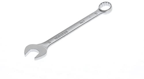 GEDORE 44401 Ringmaulschlüssel UD-Profil 24 mm, Hochwertiger Vanadium-Stahl, Blendfreie Optik, Nach DIN 3110, Silber