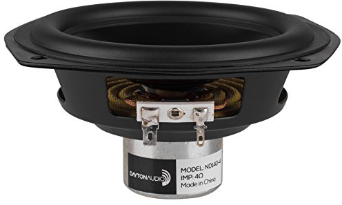 DAYTONAUDIO Dayton Audio ND140-4 5-1/4 Aluminum Cone Midbass Driver 4 Ohm