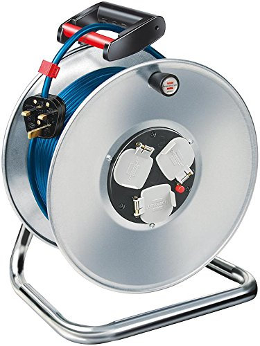 Brennenstuhl 1199833 Garant SK S290 50m Cable Reel, 230V 4 Socket