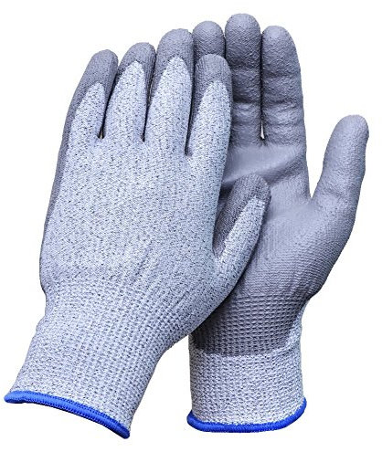 Guanti Resistente al Taglio - Guanti da Cucina Sicuri con Protezione da Coltelli e Grattugie - Protezione e Schermatura da Tagli e Graffi - Performance ad Altissime Qualità Classifica EN388/CE Livello 5 - Sicurezza con il Cibo Lavabile, Guanti Ottimi per più Utilizzi - Ebook Gratuito di (Meidum)
