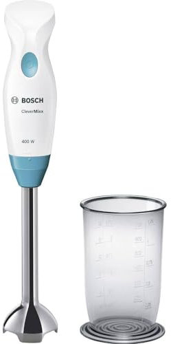 Bosch Standmixer CleverMixx Fun MSM2410DW, Weiß / Blau, 400 W