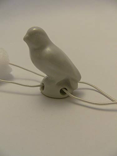 Lindner Porzellan Tropfenfänger Kanarienvogel, weiß, für Kaffee- oder Teekannen, Tier Vogel