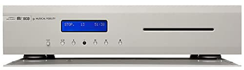 Musical Fidelity M2SCD, Hochwertiger Hi-Fi CD Player mit 24 bit Delta-Sigma DAC, Silber