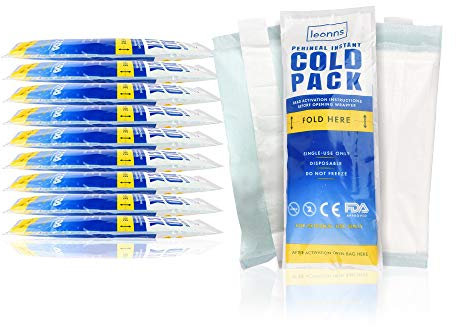 Perineal Ice Packs für die Postpartum (24 Count), Damm-Kaltpackung – 2 in 1 Ice Pack Pads für nach der Geburt – Instant Ice Maxi Pads
