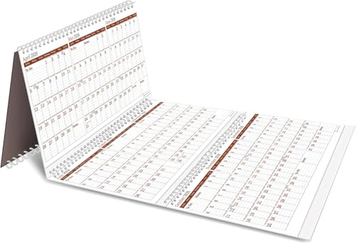 Calendrier annuel, 3 mois, trimestriel déplacer une page