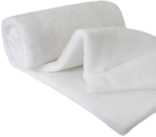 Volumenvlies 400g /m² Meterware 160cm BREIT 40mm Polstervlies | Polsterwatte zum Polstern, für Decke, Kissen - Vlieswatte Füllung, Diolenwatte waschbar, Quilt Patchwork DIY