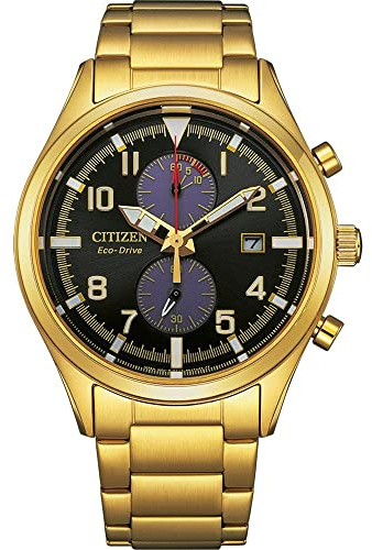 Citizen Orologio Cronógrafo Uomo con Cinturino in Acciaio Inossidabile CA7022-87E