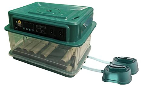 LOVIVER Automatischer Wasserzugabe-Ei-Inkubator, Temperaturregelung, automatischer Eiwende-Hühnerbrüter für Vögel, Enten, 9 Eier