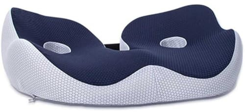 BLUEZY Steißbein-Kissen Aus Memory-Schaum, Anti Dekubitus Kissen Sitzkissen Für Bürostuhl, Dekubitus Kissen Gesäß Ergonomisches Sitzkissen Für Sitzknochen-Linderung C