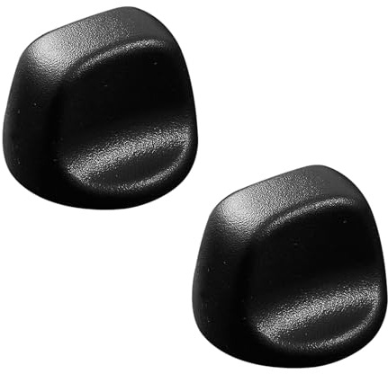 2 Pcs Upgraded S99360232 Range Hood Knob Replacement for Broan Range Parts S600348 Black Fan and Light Knobs Broan Range Hood Switch Plastic Control Knobs Nutone Range Vent Hood Knobs