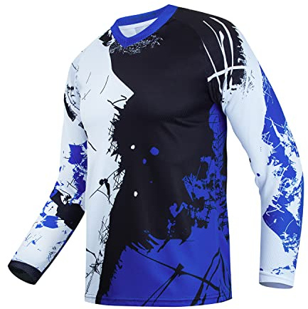Fahrrad BMX Tops Kinder Radtrikot Downhill Shirts Jahre Mädchen Jungen Fahrrad MTB Kinderkleidung Langarm Powersports