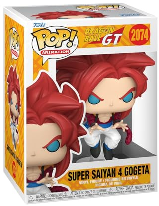 Funko POP! Animation: Dragon Ball GT- Super Saiyan 4 Gogeta - Glow in the Dark - 1 in 6 Chance of Receiving the Rare Chase Variant - Styles May Vary - Sammelbare Vinylfigur - Geschenkidee