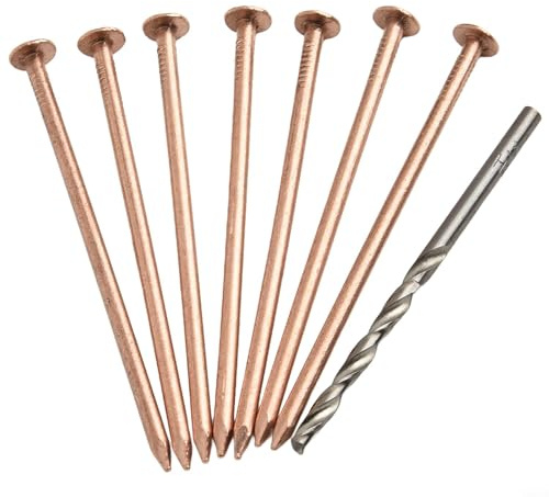 Kupfer-Nagelspikes für Baumstumpf und Wurzelzerstörung, 10,2 cm, unverzichtbares Gartenwerkzeug (15 Stück)