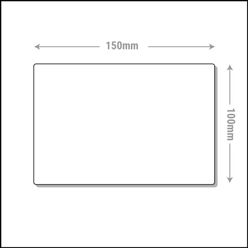 V Safety L2 - Estintore a polvere, orizzontale, 150 x 100 mm, 3 mm, in alluminio spazzolato composito