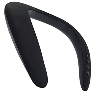 Operitacx U Shape Wireless Speaker 1200mah Abs Dual Speakers | Black Finish Hanging Neck Design , Rechargeable Lithium-ion Battery , Ergonomic Shape