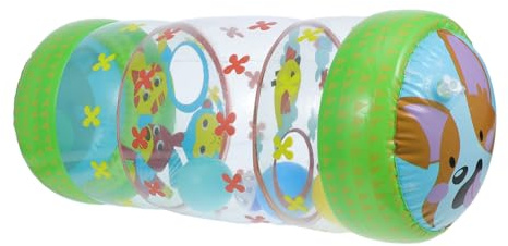 ifundom Rodillo Inflable para Bebés con Campana Juguete para Gatear Juguetes Que Estimulan el Gateo para Pequeños