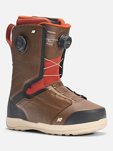 K2 Hanford Men's Snowboard Boots, Brown, 12