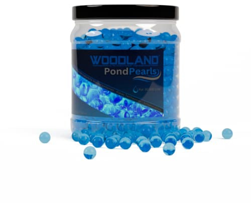 Woodland® Pond Pearls Teich Starterbakterien für Gartenteich, Teichbakterien Starter Made in Germany, Teichfilterbakterien Gelkugeln zur Teichpflege, Filterstarterbakterien (1000 ml)