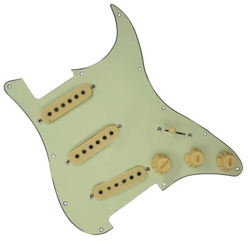 Gitarren Schlagbrett Tonabnehmer E-Gitarre mit Single Coil SSS Pickguard Pickup Set Material Komplettpaket