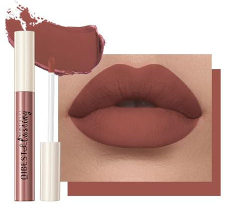 Plumping Lip Gloss Plumper - Matte Liquid Lipstick Long Lasting Lip Gloss Plumper Lip Makeup Non-Fade for Women Girls (2#, 13.5g)